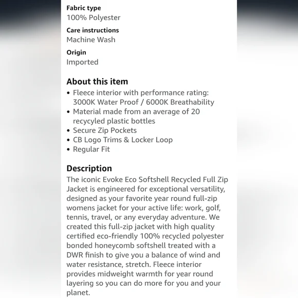 Cutter & Buck Red Jacket with Hood - Picture 9 of 15